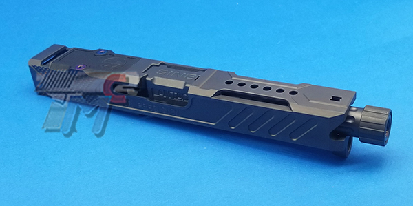 Ace1 Arms CB Style Aluminum Slide & Red Dot Set For Marui Glock 17 GBB - Click Image to Close